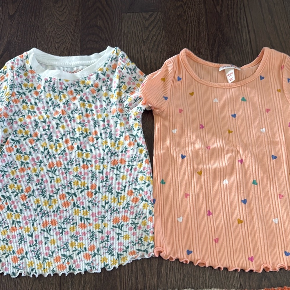 Cat and Jack girls shirts x2